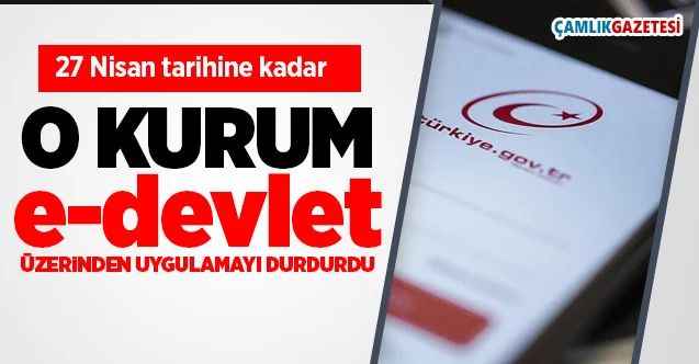 Nüfus ve Vatandaşlık İşleri Genel Müdürlüğü e-devlet üzerinden iller arasındaki adres bildiriminin tescil işlemlerini durdurdu