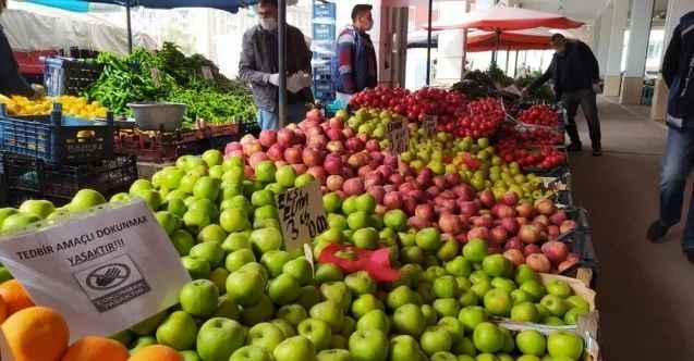 Yozgat’ta pazar yerlerinde korona virüs tedbirlerir