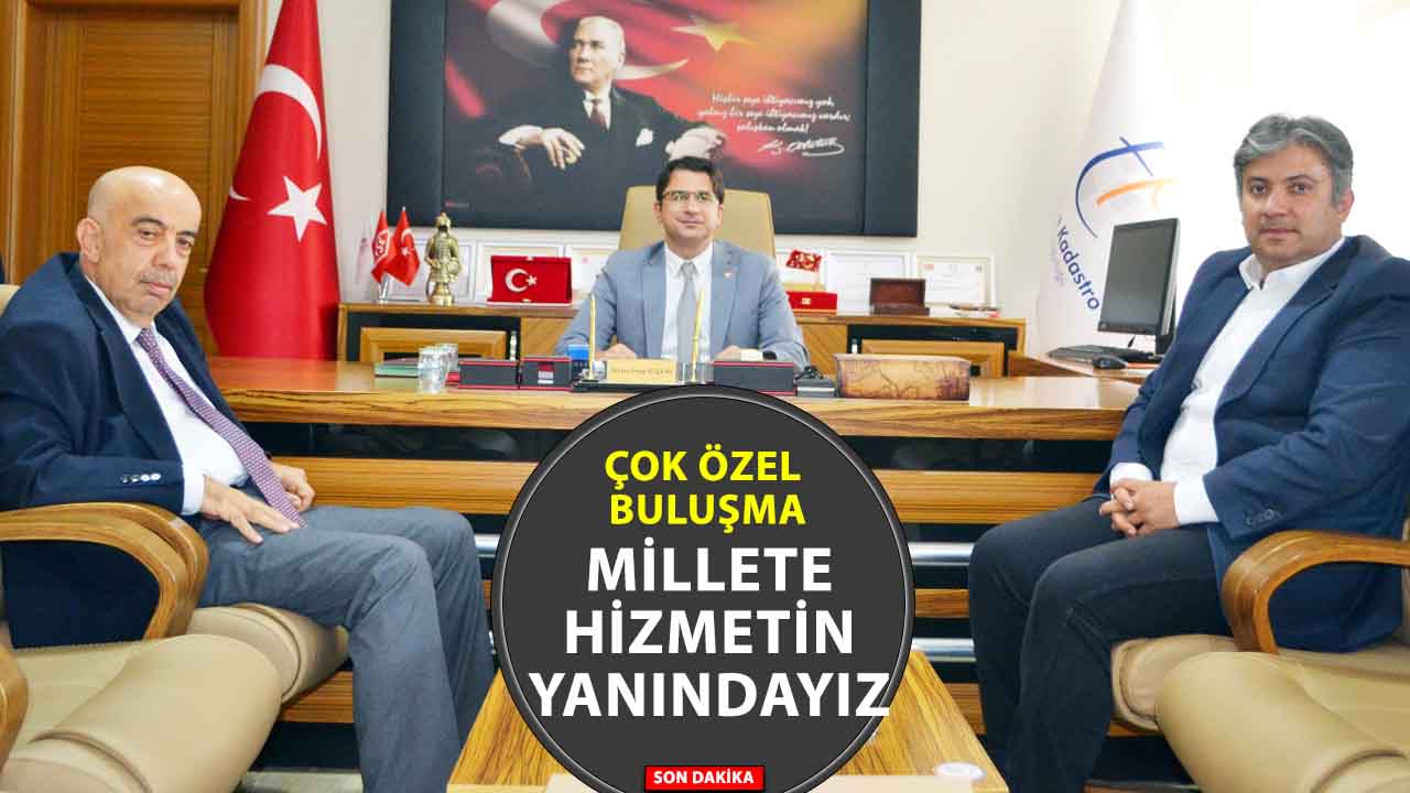 Yozgatlı İş İnsanı Zafer Özışık’tan Tapu ve Kadastro 22. Bölge Müdürü Ekrem Ersan Koçkar’a Ziyaret