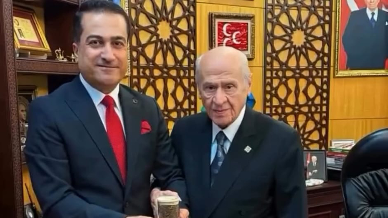 Kerkük’ten Türkmen Vekil Adayı Dr. Mardin Gökkaya, MHP Lideri Bahçeli’yi Ziyaret Etti
