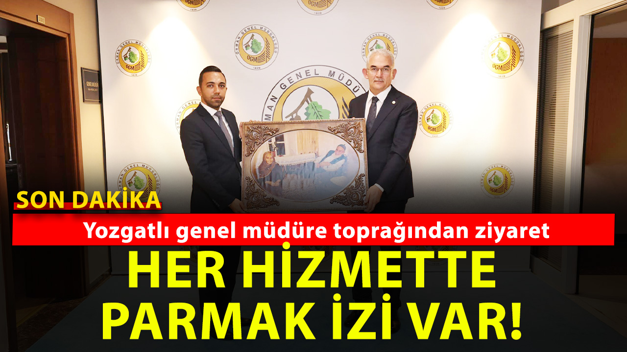 Yozgatlı genel müdüre toprağından ziyaret
