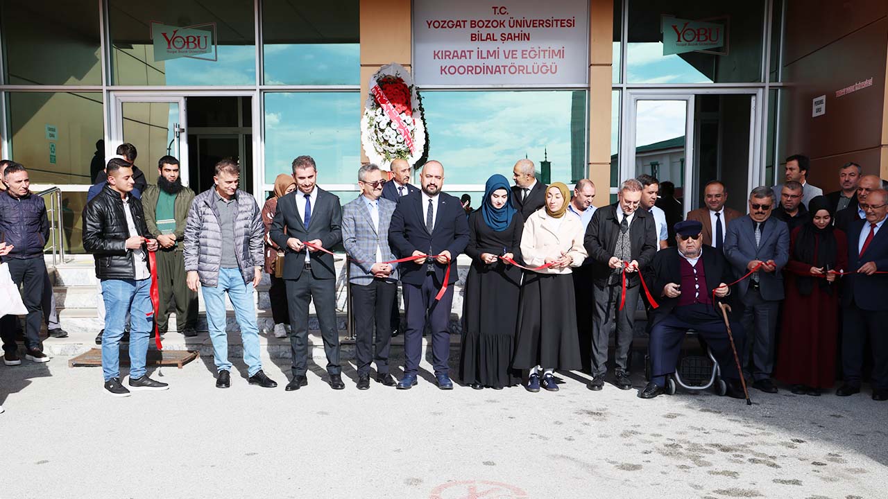 Yozgat Bozok Üniversitesi'nde Kıraat Eğitim Merkezi Hizmete Girdi