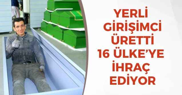 Sivaslı girişimci antibakteriyel tabut üretti