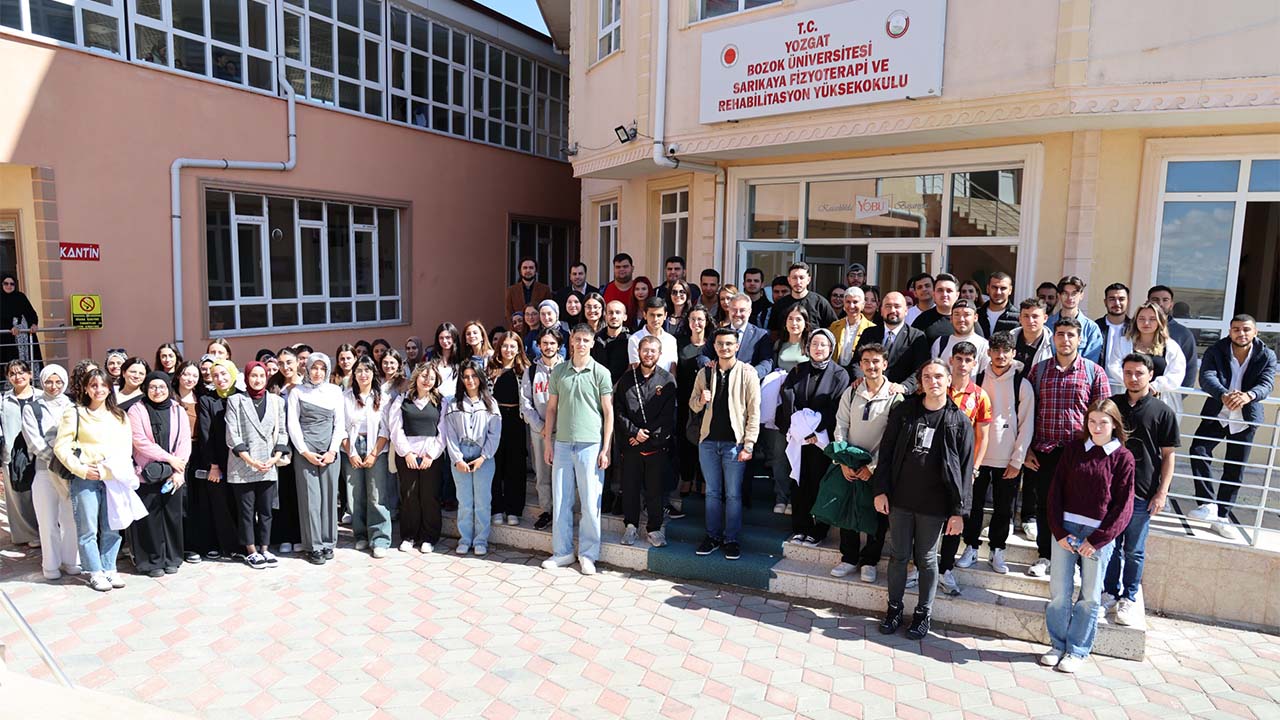 Yozgat’ta Rektör Yaşar’dan Geleceğin Fizyoterapistlerine İlk Ders!