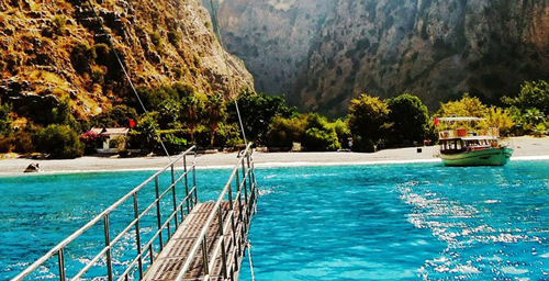 Fethiye’nin doğal cenneti Kelebekler Vadisi, güzelliği ve tarihiyle büyülüyor