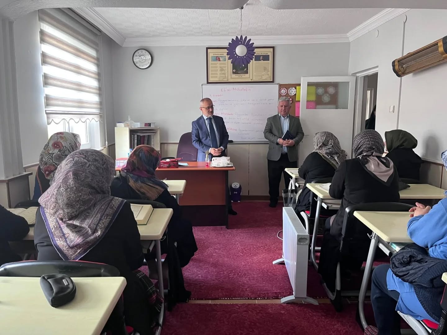 Yozgat İl Müftüsü Nihat Kök’ten Kur’an Kurslarına Ziyaret