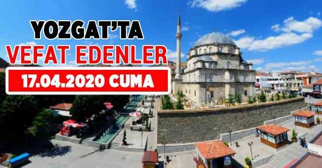 Yozgat'ta Vefat Edenler