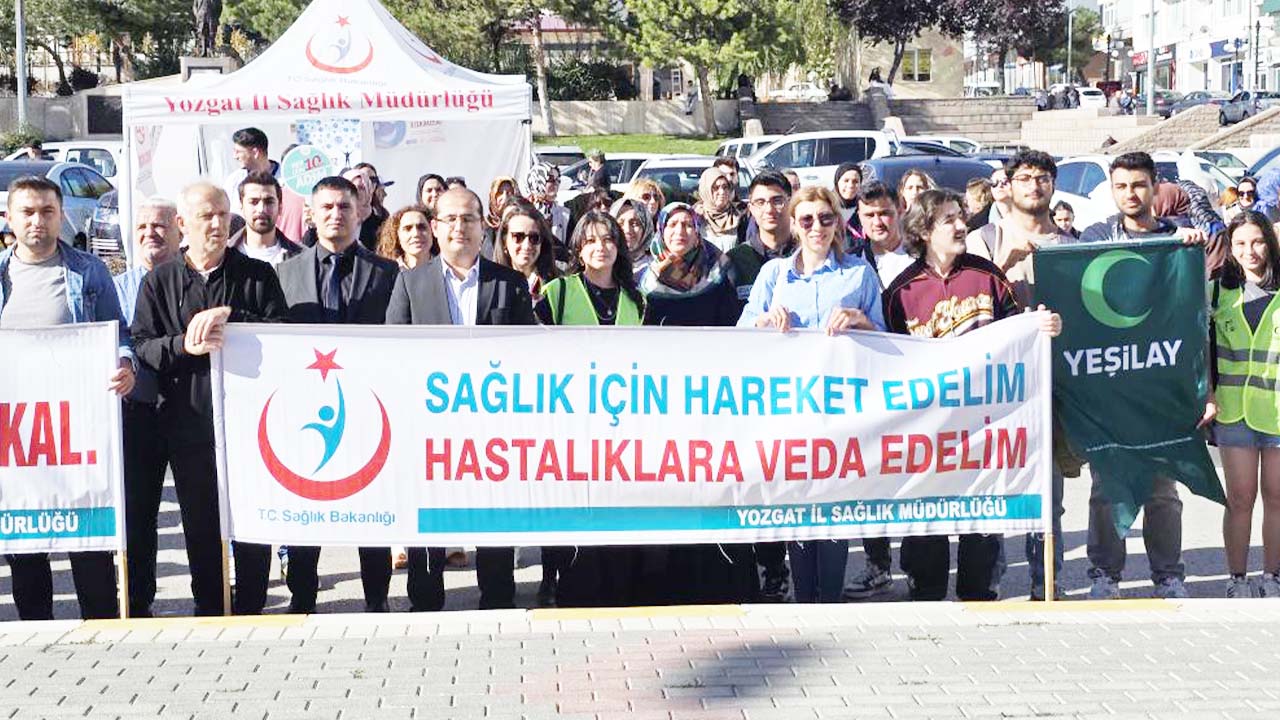 Yozgatlılar Sağlık İçin Yürüdü: 10 Bin Adımlık Farkındalık!