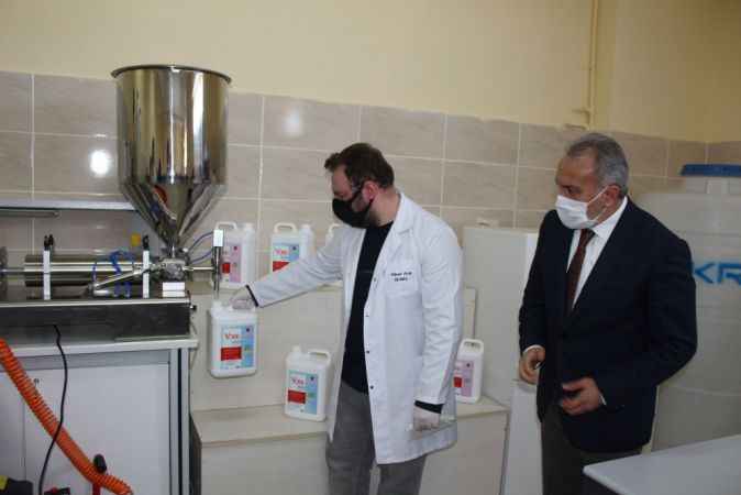 Yozgat Bozok Üniversitesi antibakteriyel sıvı el sabunu üretti