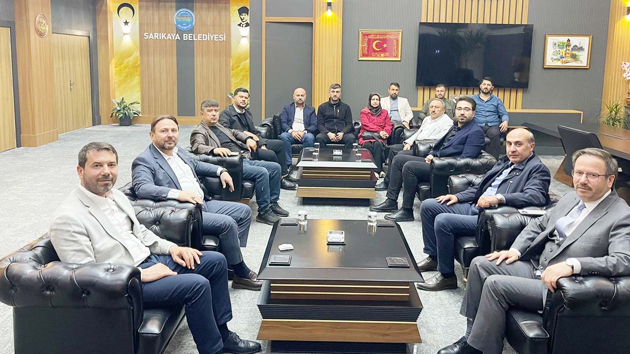 AK Parti Heyeti Sarıkaya’da! Çalışkan Başkana Anlamlı Ziyaret