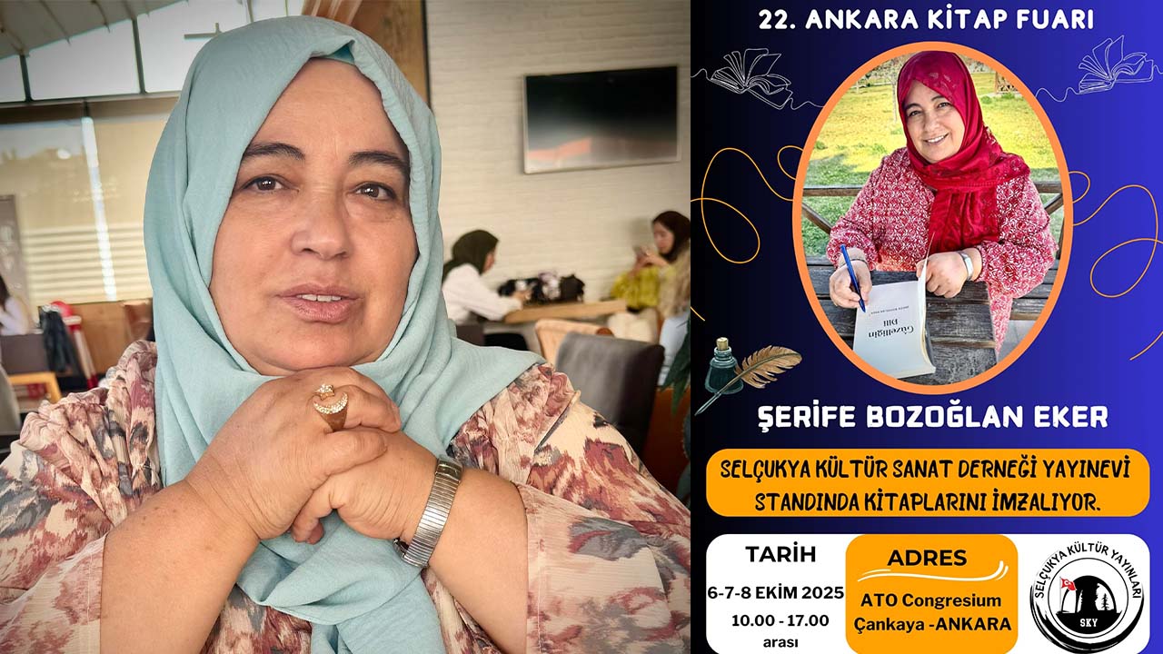 Yozgatlı Yazar Şerife Bozoğlan Eker Ankara Kitap Fuarı’nda! Okurlarıyla Buluşacak!