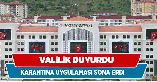 Yukarıkarahacılı Köyü Karantinası sona erdi