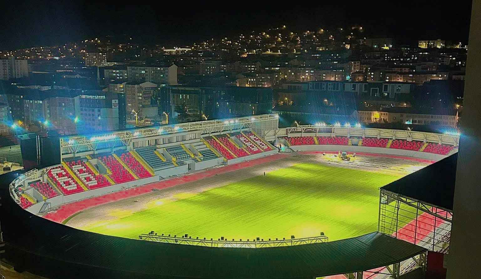 Yozgat Şehir Stadyumu’nun bu görüntüsü çok konuşulur!