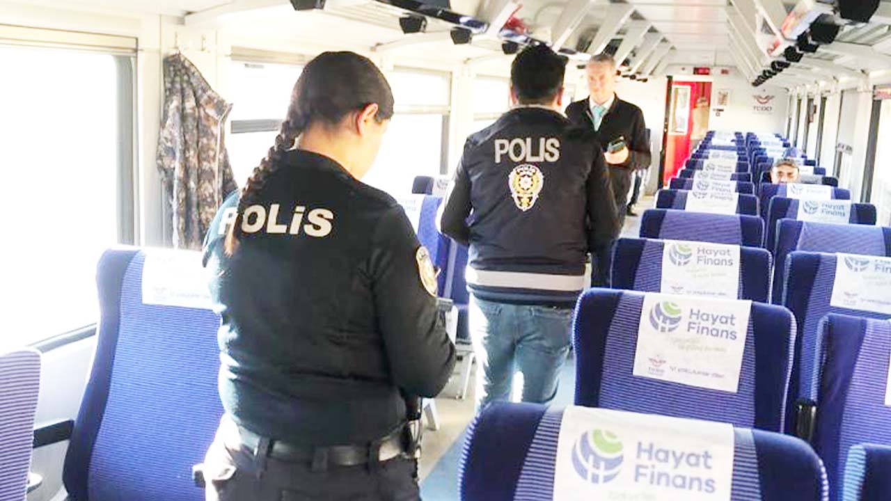 Yozgat’ta Van Gölü Ekspresi’nde Polis Denetimi!