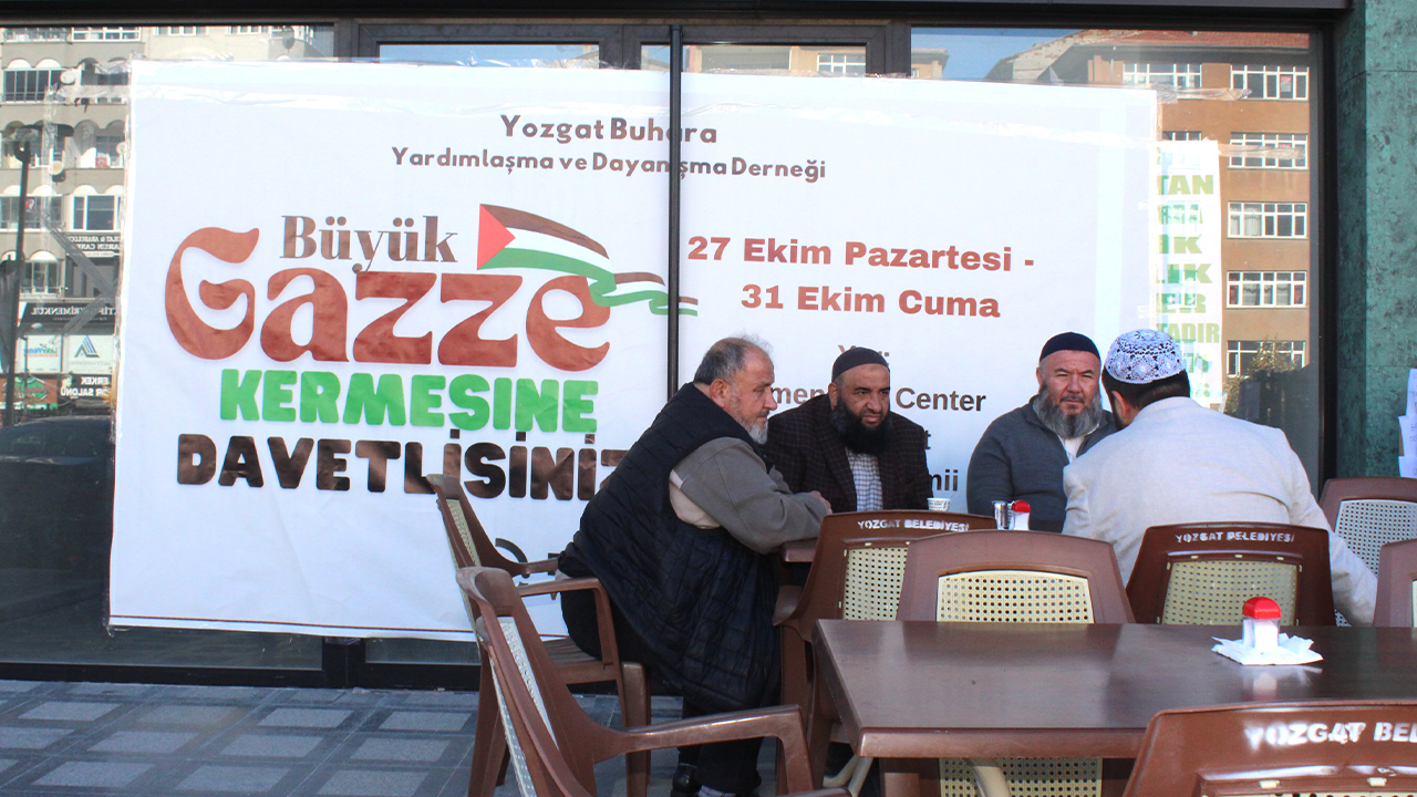 Buhara Vakfı Yozgat Gönüllüleri’nden Gazze İçin Kermes