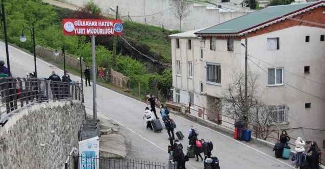 Trabzon’daki yurtlarda 510 kişi karantinada tutuluyor