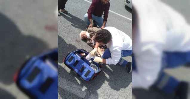 Şansız sürücünün şansı, Büyükşehir ekipleri oldu