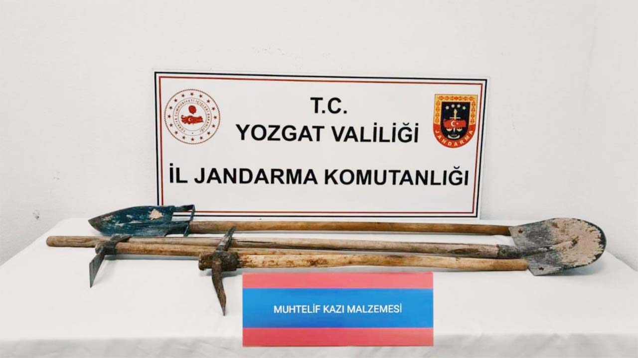 Yozgat’ta Kaçak Kazı Yapan İki Kişi Suçüstü Yakalandı