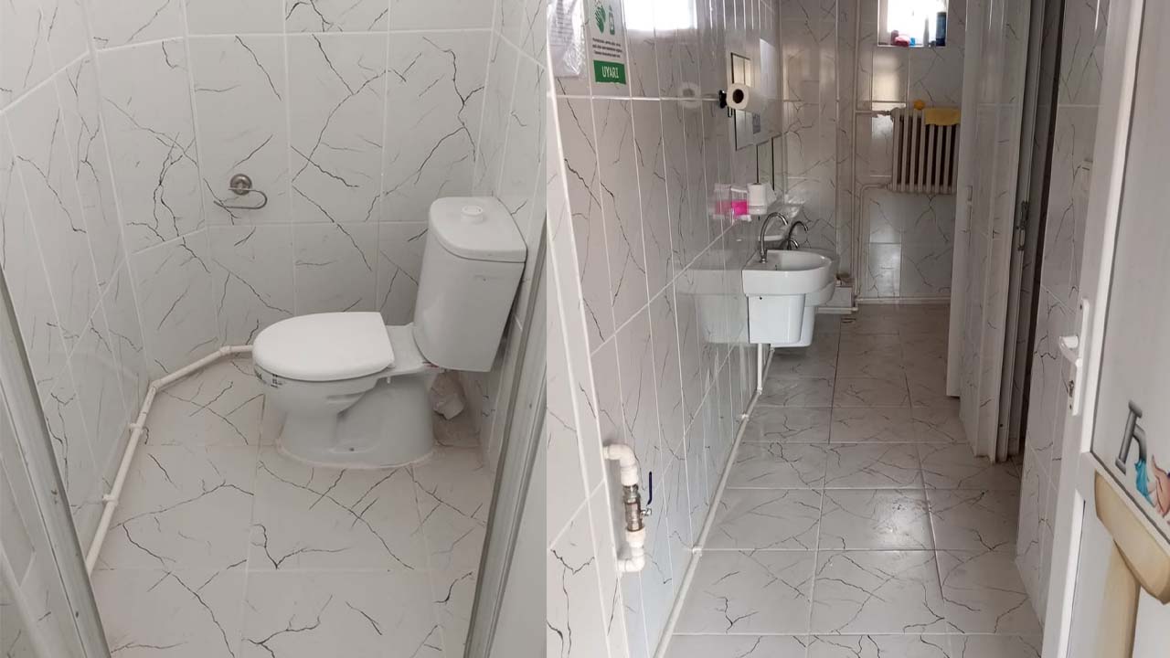 Yozgat Özel Eğitim Anaokulunda Lavabo Tesisatları Yenilendi
