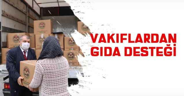 Vakıflar Bölge Müdürlüğünden gıda yardımı desteği