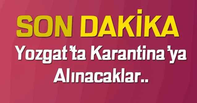 Almanya'da getirilen Türk vatandaşları Yozgat'ta karantinaya alınacaklar