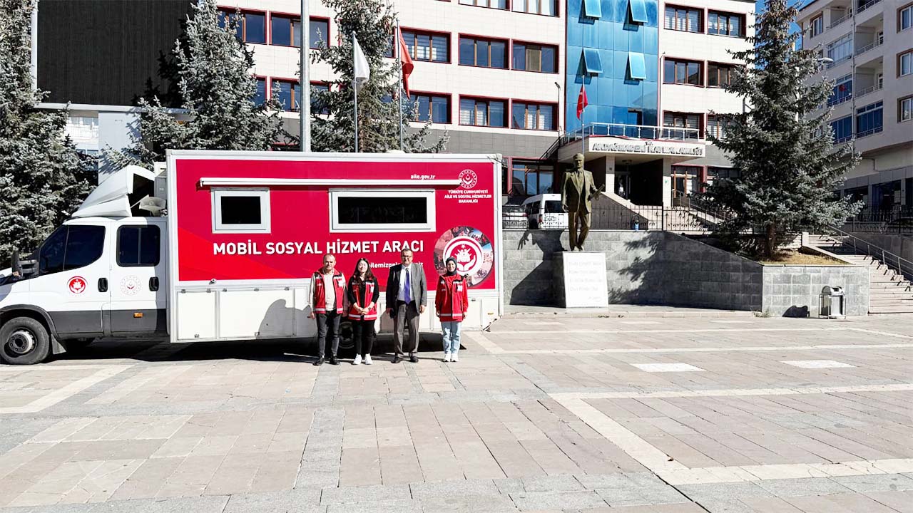 Mobil Sosyal Hizmet Aracı Yozgat’ta İlçe İlçe Hizmet Verecek