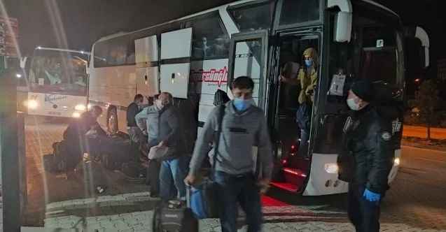 Sırbistan’dan getirilen 94 Türk vatandaşı Kütahya’da yurtlara yerleştirildi