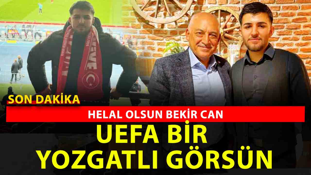 Yozgatlı Genç Yetenek Bekir Can Aydın: UEFA ve FIFA eğitimlerinde okuyacak ilk Türk olmaya gidiyor