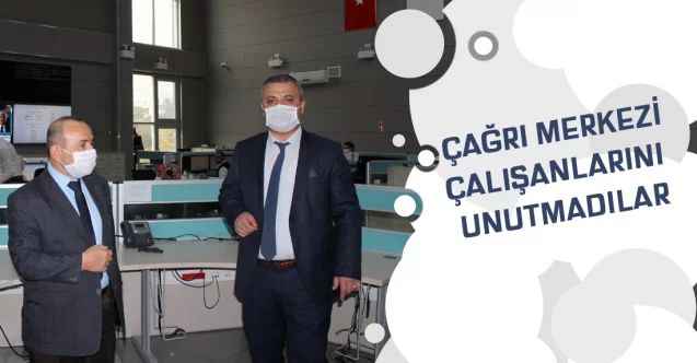 112 çağrı merkezi çalışanlarını unutmadılar