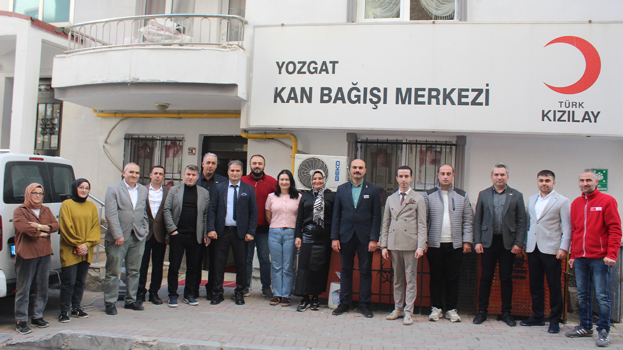 Yozgat Gimat Mağazalar Zinciri’nden Kızılay’a Kan Bağışı Desteği