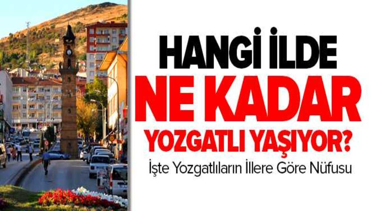 Yozgatlılar En Çok Hangi İllerde Yaşıyor? TÜİK Açıkladı..