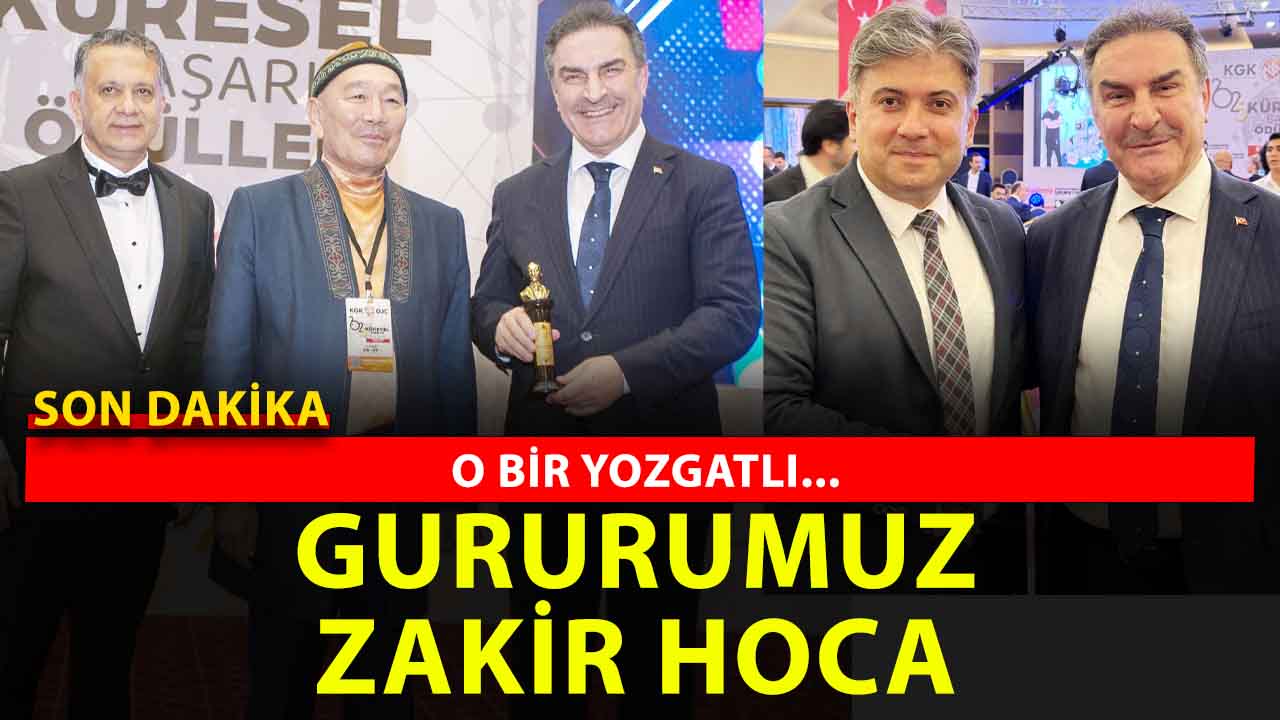 Yozgatlı Profesör Zakir Avşar’a İsmail Gaspıralı Eğitim Ödülü! Alanya’da anlamlı tören