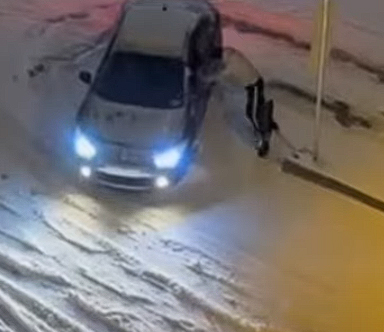Yozgat’ta Kar Kazaya Davetiye Çıkardı: Yardım Etmek İsteyen Vatandaş Yere Düştü