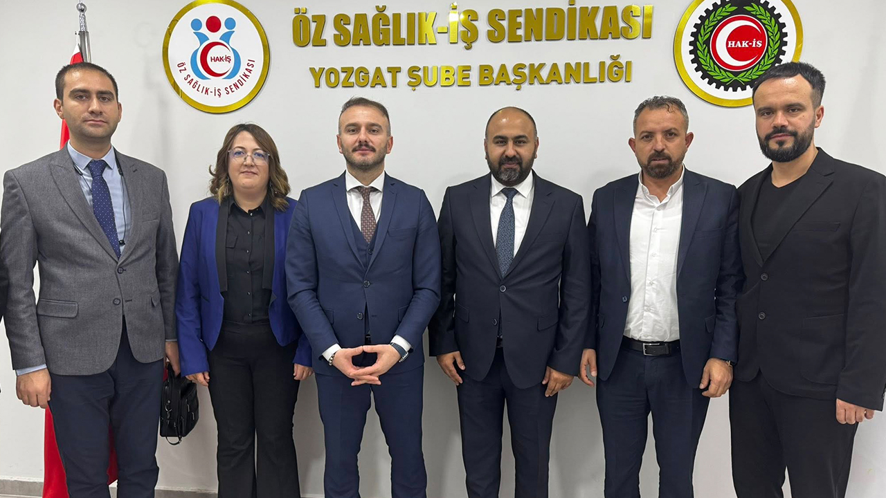 Yozgat Aile ve Sosyal Hizmetler İl Müdürü Alper Alp’ten Öz Sağlık İş Sendikası’na Ziyaret