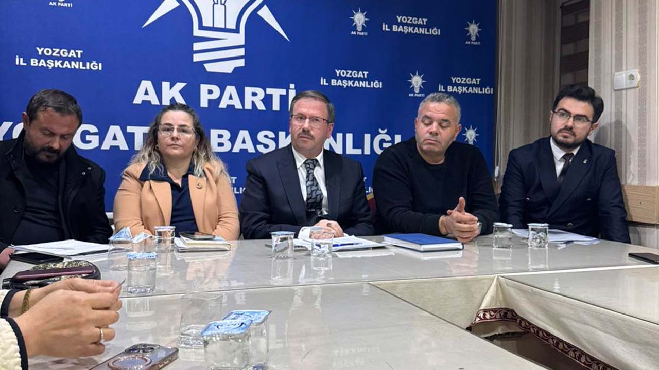 AK Parti Yozgat İl Teşkilatı Şehir Kalkınmasını Masaya Yatırdı!