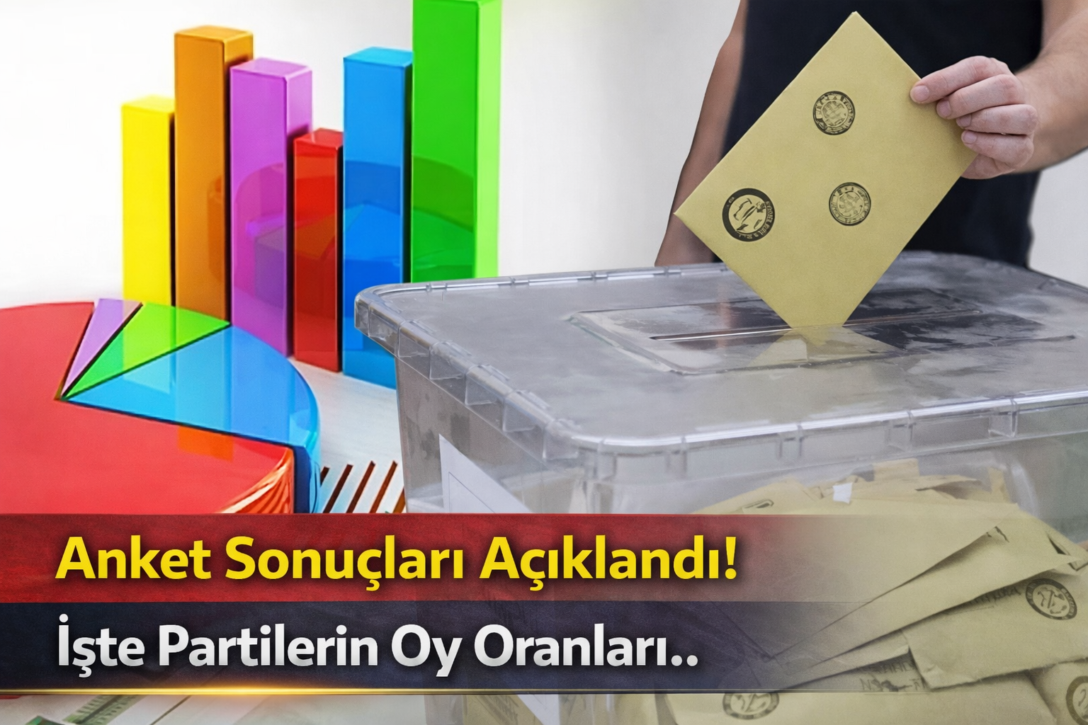 Beklenen Anket Sonuçları Açıklandı! İşte Partilerin Oy Oranları..