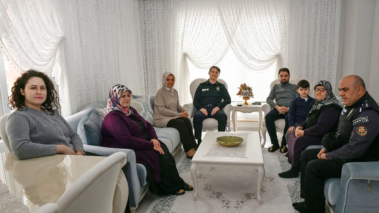 Yozgat İl Emniyet Müdürü Necmettin Koç şehit yakınlarını ihmal etmiyor!