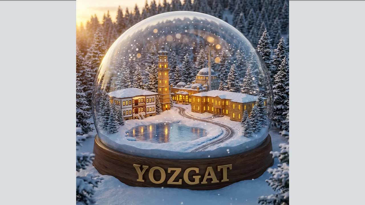Yozgat’ın Kış Manzaraları Görselleştirildi!