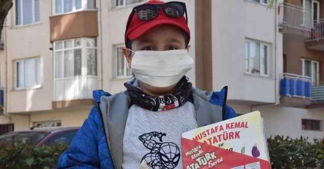 Evde okumak için kitap istedi, istediği yerine geldi