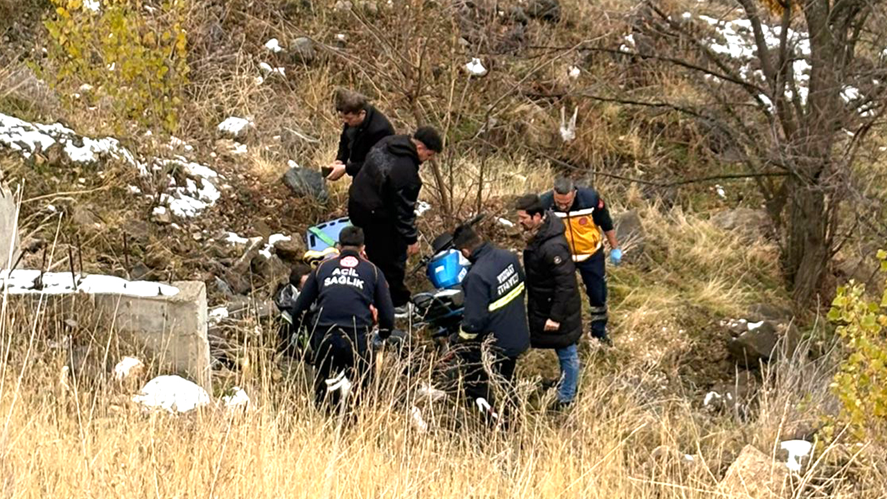 Yozgat’ta Şarampole Düşen Genç Yaralandı