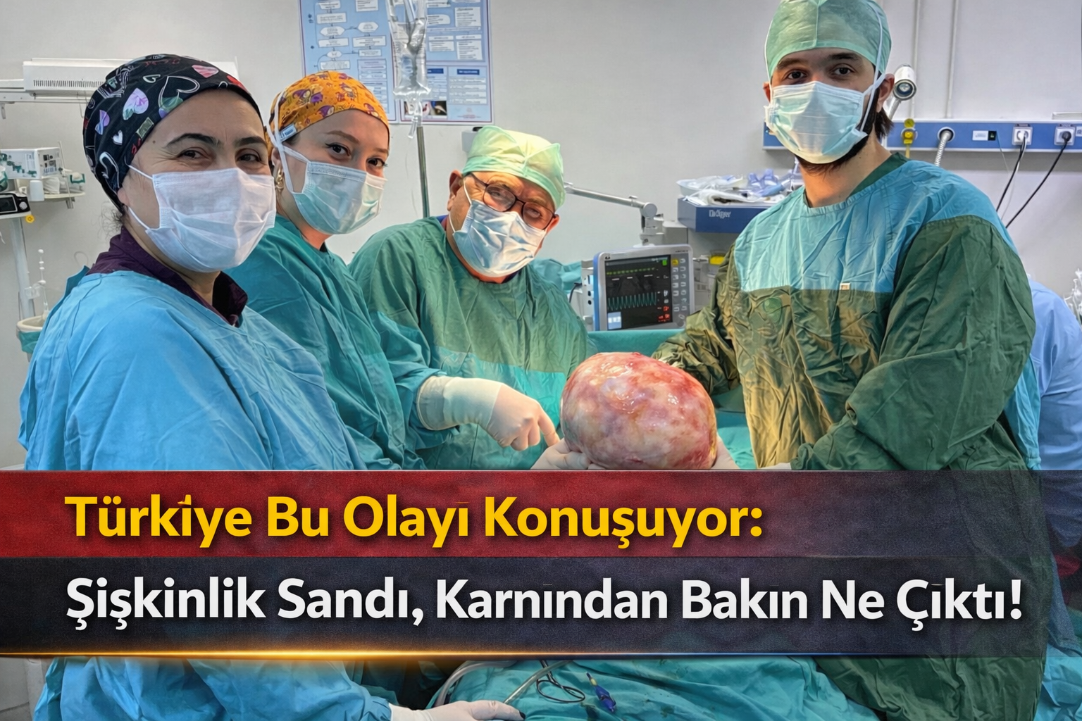Türkiye Bu Olayı Konuşuyor: Şişkinlik Sandı, Karnından Bakın Ne Çıktı!