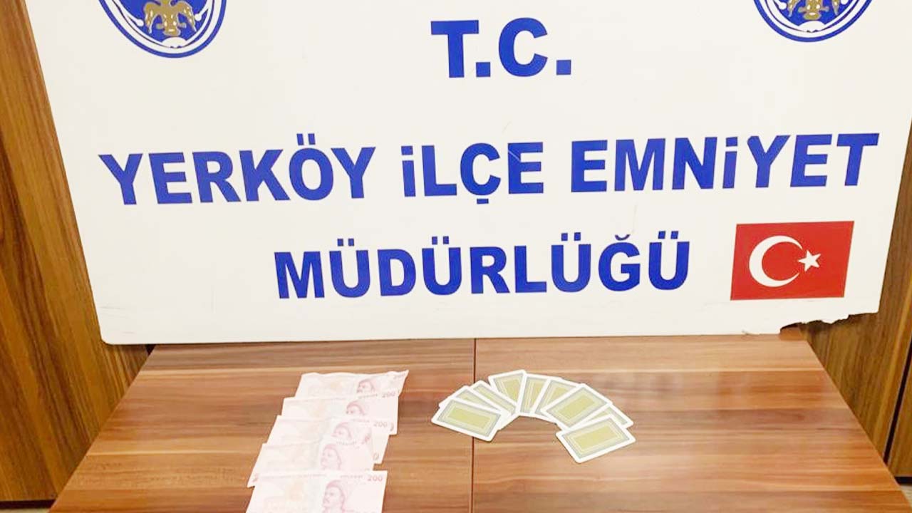 Yerköy’de Kıraathaneye Kumar Baskını