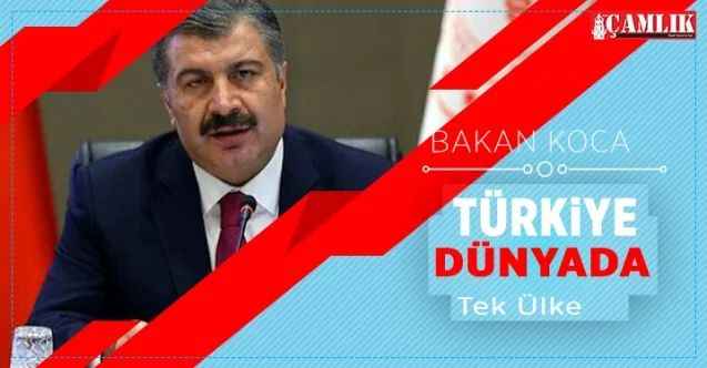 Bakan Koca, Türkiye dünyada tek ülke, bu hizmeti ücretsiz veriyor