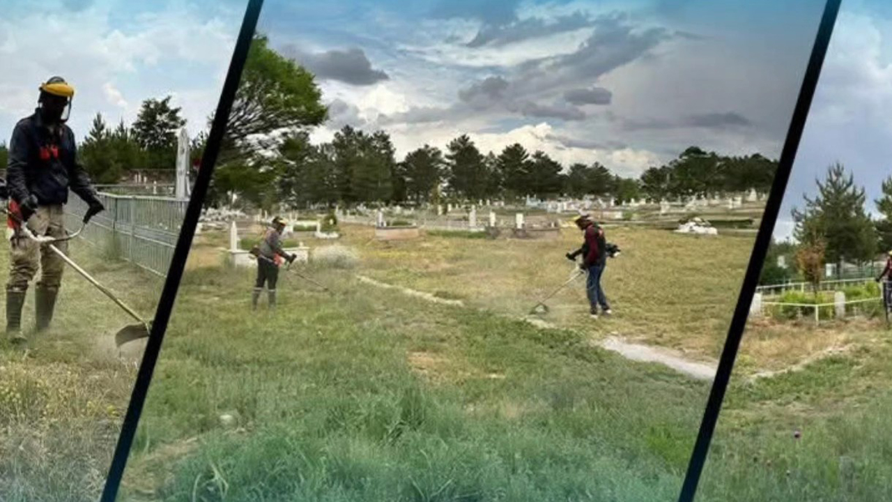 Boğazlıyan Belediyesi’nden Mezarlıklarda Düzenli Bakım Çalışması