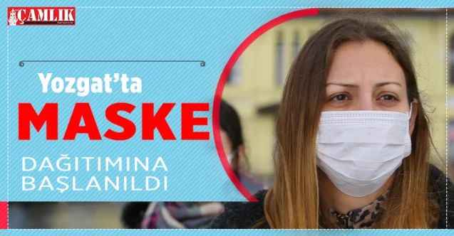 Yozgat’ta maske dağıtımına başlanıldı