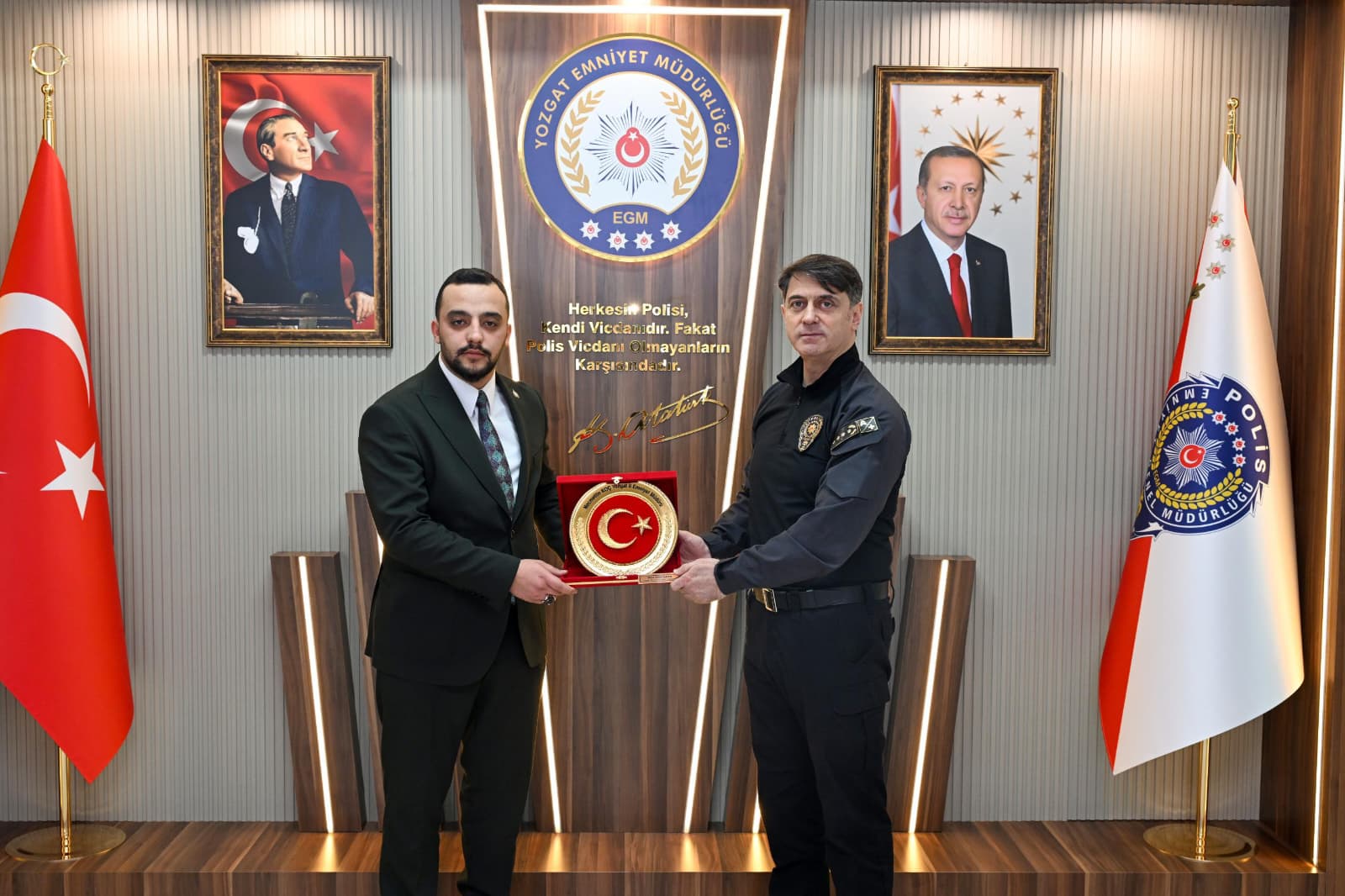 Yozgat Alperen Ocakları’ndan Emniyetli Ziyaret
