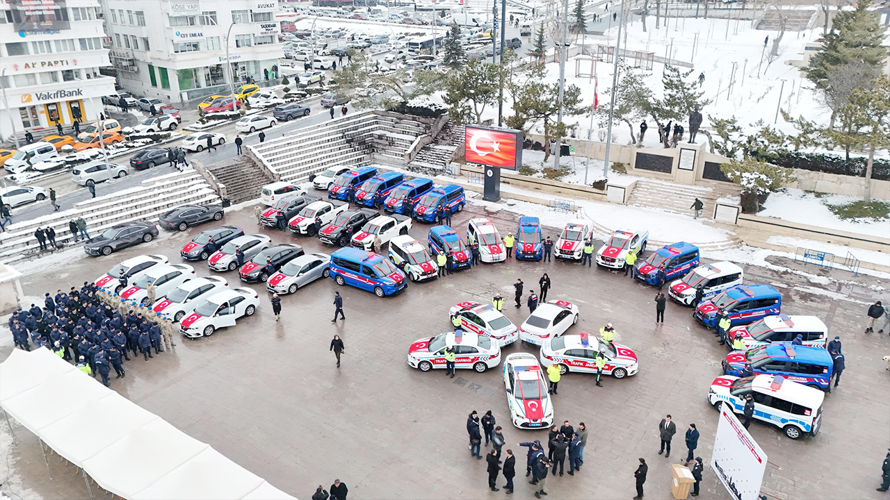 Yozgat Güvenliğine 54 Yeni Araç Takviyesi