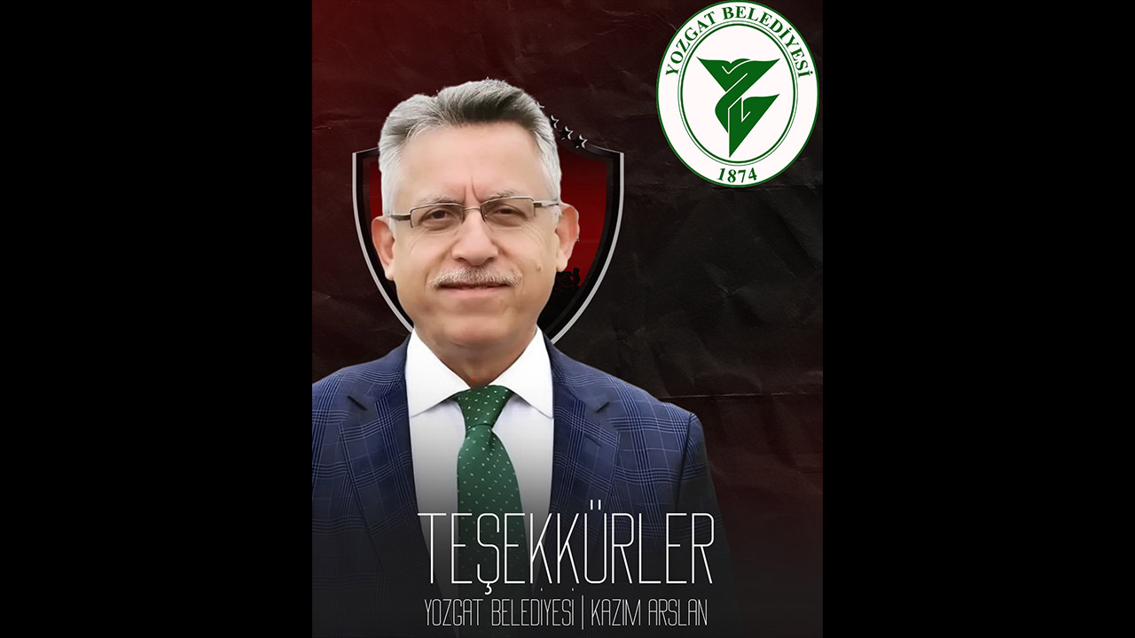 Yozgat Bozokspor’dan Belediye Başkanı Kazım Arslan'a Teşekkür