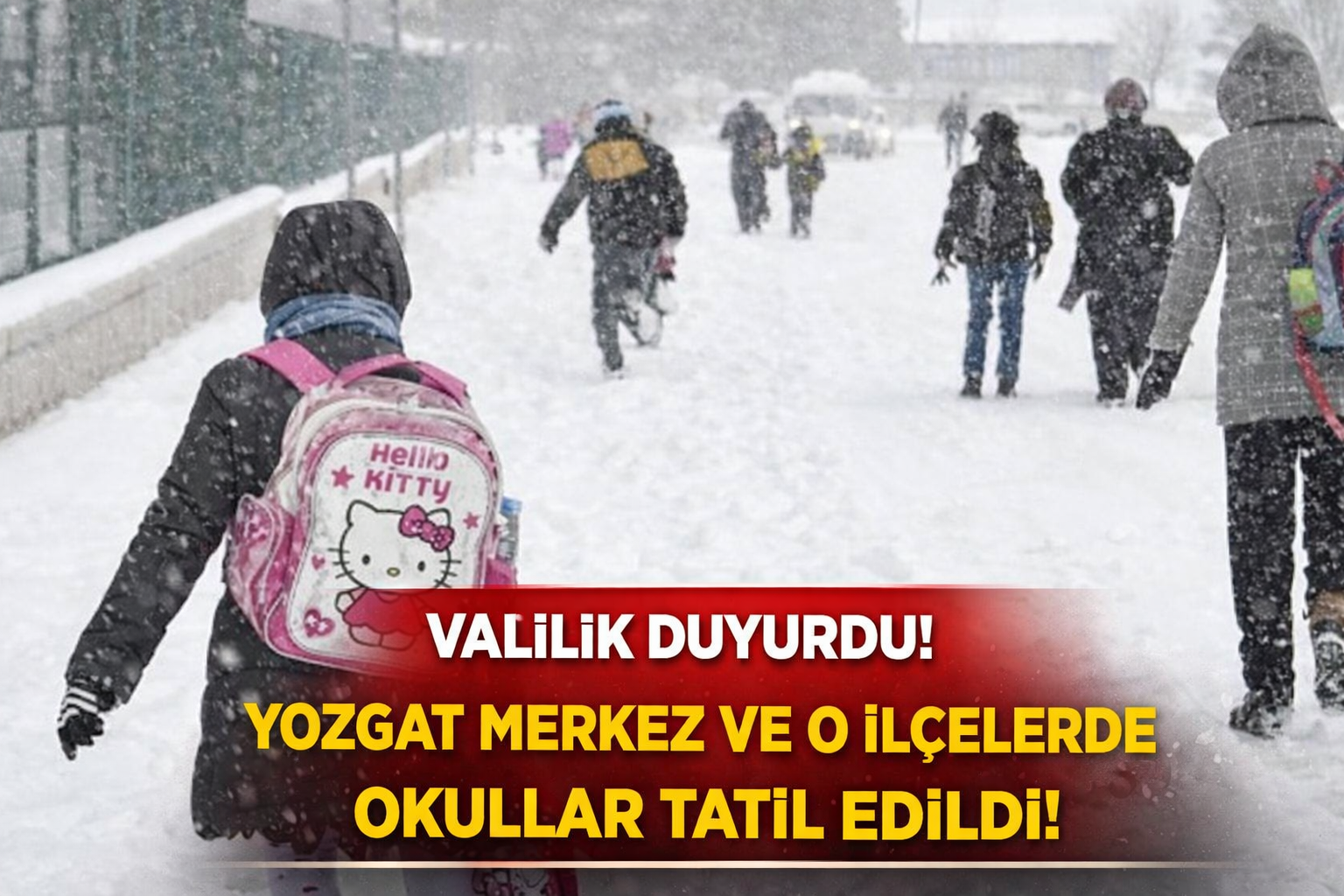 Yozgat Merkez ve O İlçelerde Okullar Tatil Edildi! Valilikten Resmi Açıklama Geldi