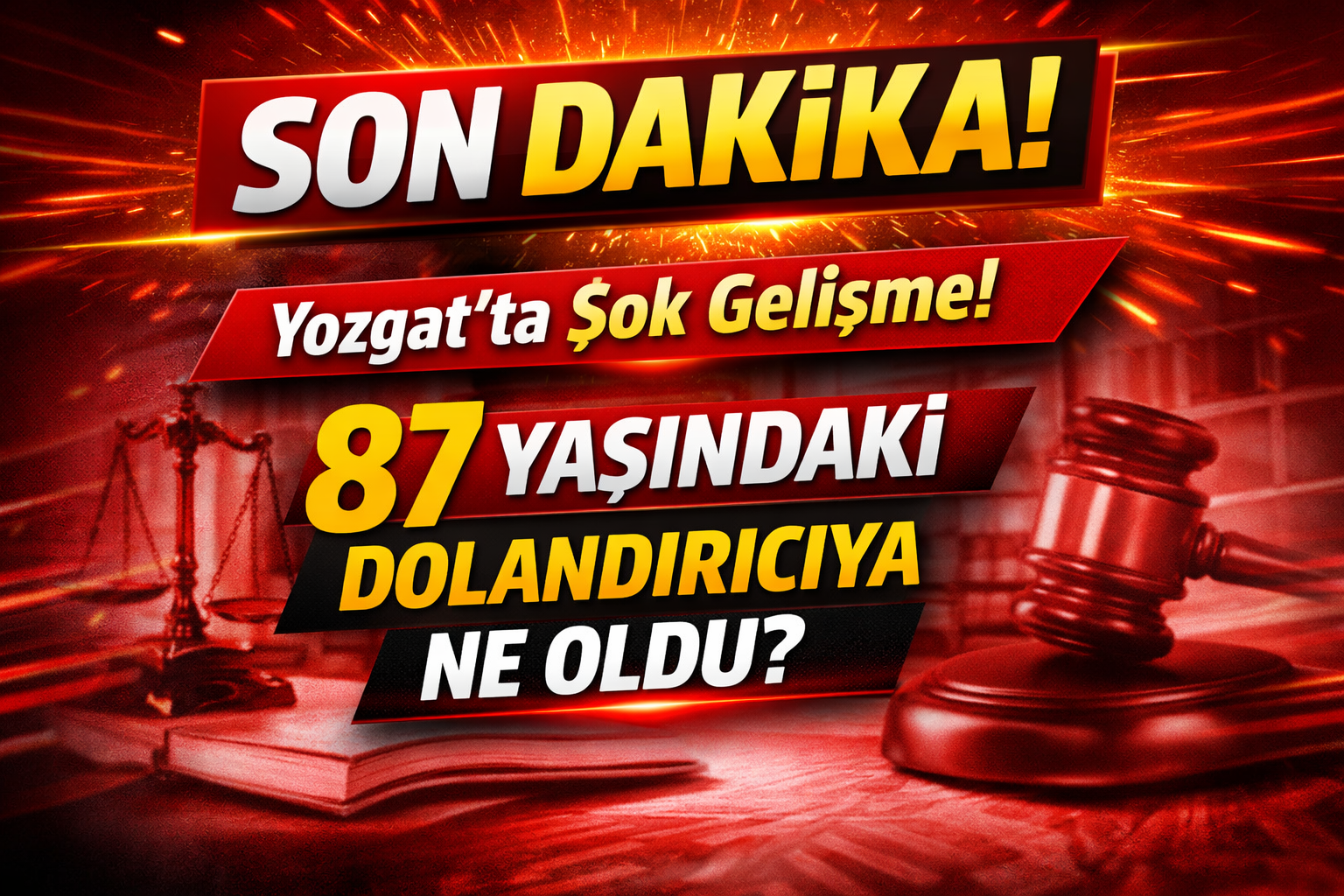 Yozgat’ın gündemine bomba gibi düşen olayda yeni gelişme! 87 Yaşındaki dolandırıcıya ne oldu?